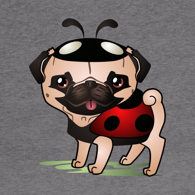 Lady Pug by LyddieDoodles